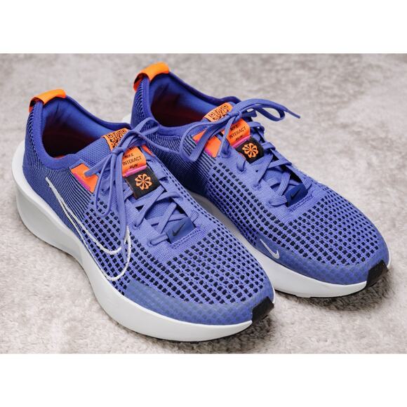 Nike Interact Run Road Astronomy Blue Platinum Running Shoes Mens 11 FD2291-404 - Picture 1 of 13